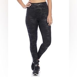 SPANX faux leather camo leggings